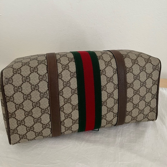 Gucci Sherry Line Boston Bag Old Version EUC Circa 1980’s Italy - Picture 6 of 17